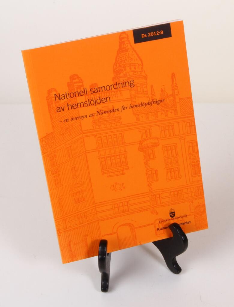 Nationell samordning av hemsl&ouml;jden : en &ouml;versyn av N&auml;mnden f&ouml;r hemsl&ouml;jdsfr&aring;gor. Ds 2012:8