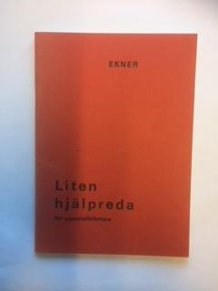 Liten hj&auml;lpreda - anvisningar f&ouml;r f&ouml;rfattare av uppsatser och avhandlingar i litteraturvetenskap och andra humanistiska &auml;mnen