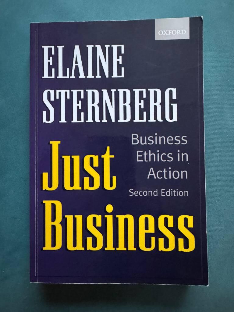 Just business : business ethics in action