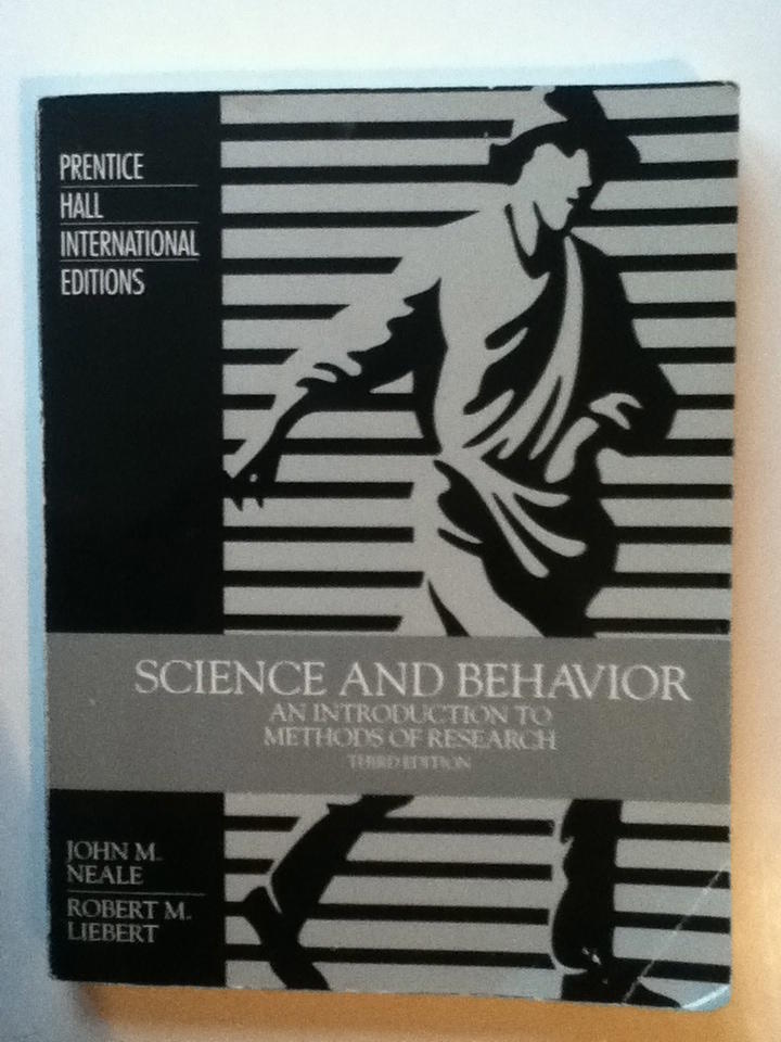 Science and behavior : an introduction to methods of research