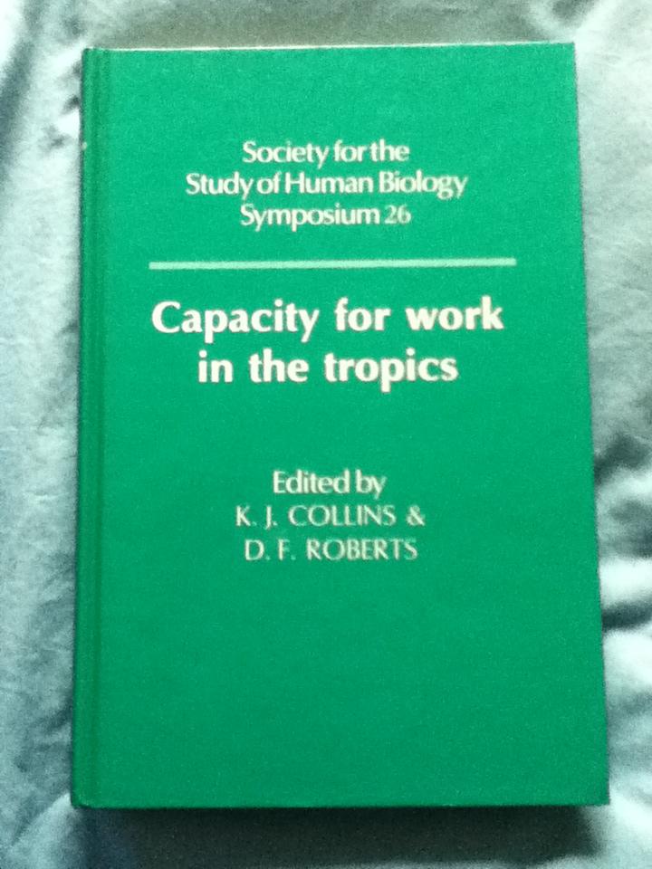 Capacity for Work in the Tropics [Elektronisk resurs]