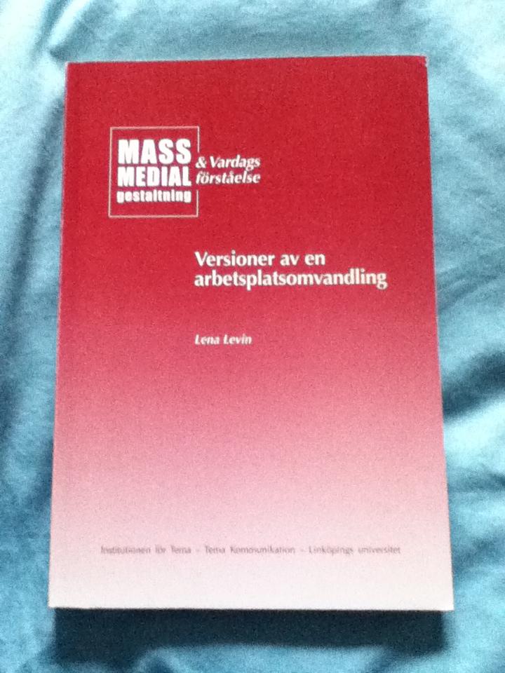 Massmedial gestaltning och vardagsf&ouml;rst&aring;else : versioner av en arbetsplatsomvandling