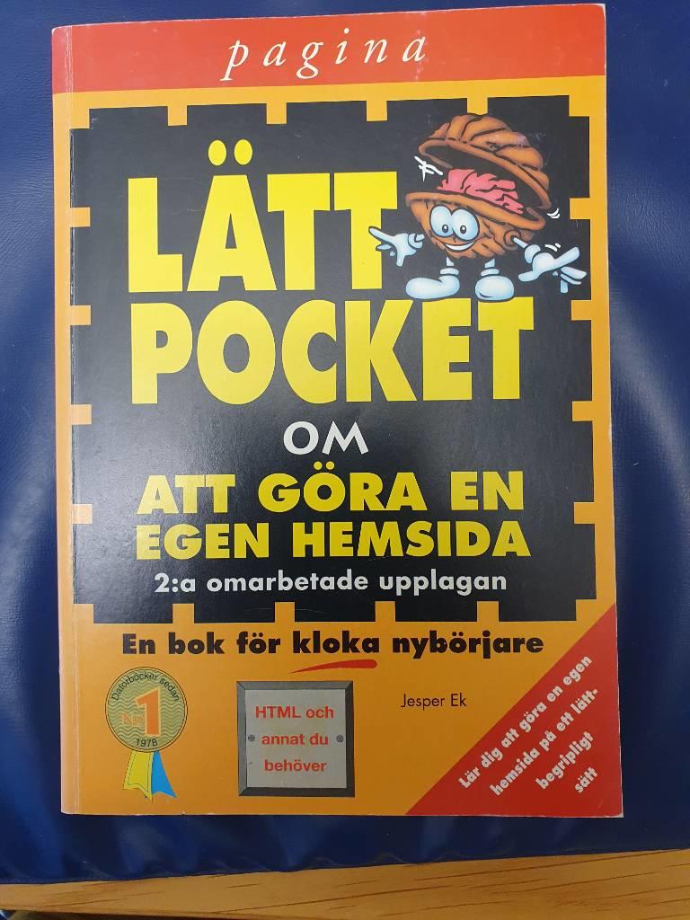 L&auml;ttpocket om Egen hemsida