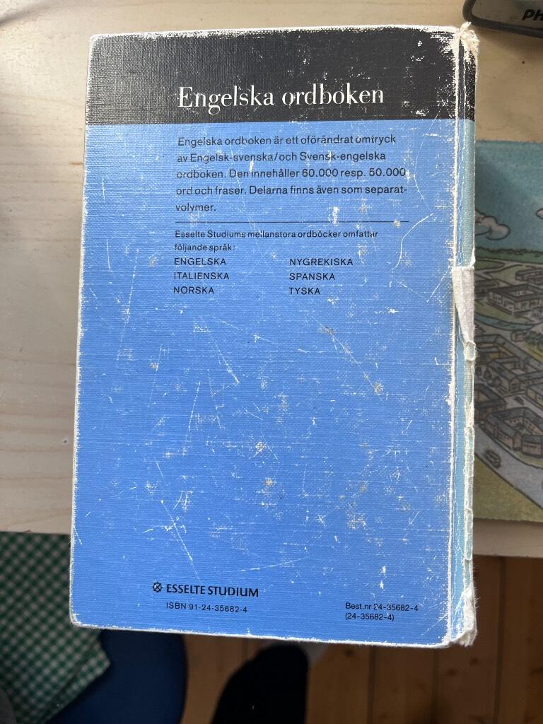 Engelsk-svenska ordboken : Svensk-engelska ordboken