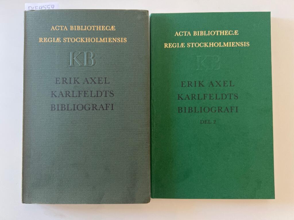 Erik Axel Karlfeldts bibliografi