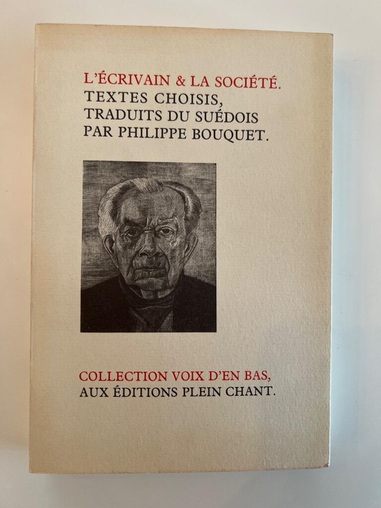 L'&eacute;crivain & la soci&eacute;t&eacute; - textes choisis