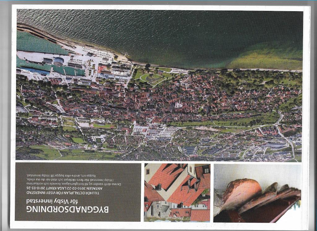 Byggnadsordning för Visby innerstad : tillhör detaljplan för Visby innerstad antagen 2010-02-22, laga kraft 2010-03-26