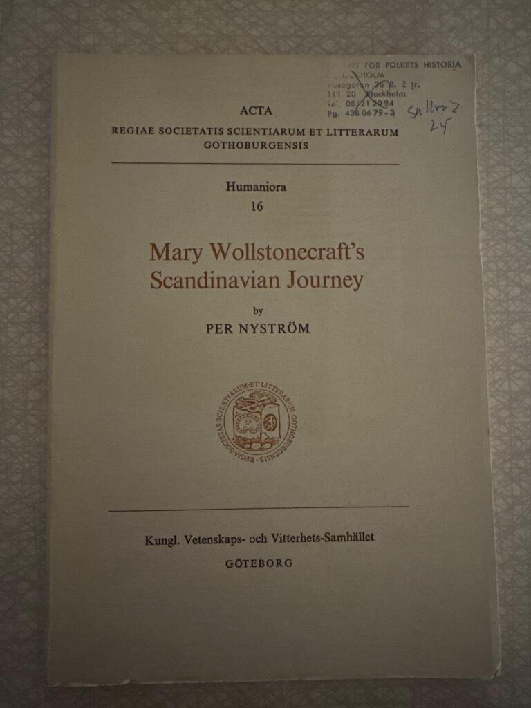 Mary Wollstonecraft's Scandinavian journey