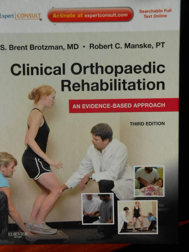 Clinical orthopaedic rehabilitation - an evidence-based approach
