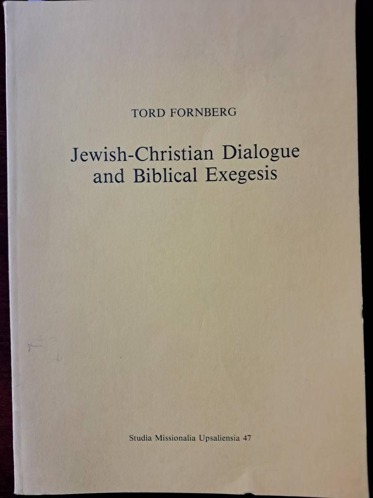 Jewish-Christian dialogue and biblical exegesis