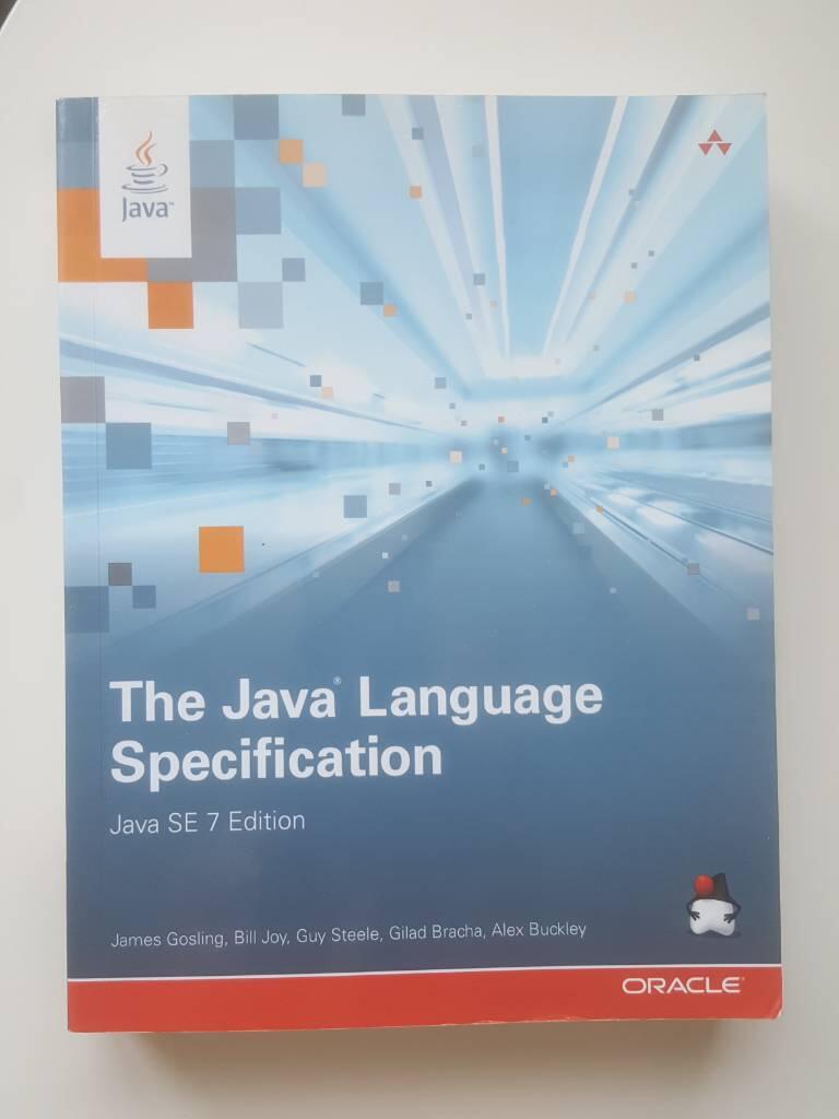 The Java&reg; language specification