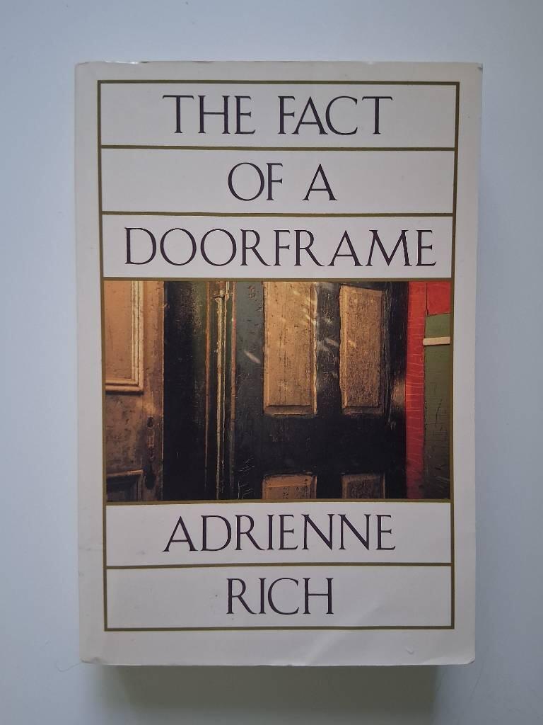 The fact of a doorframe - selected poems 1950-2000
