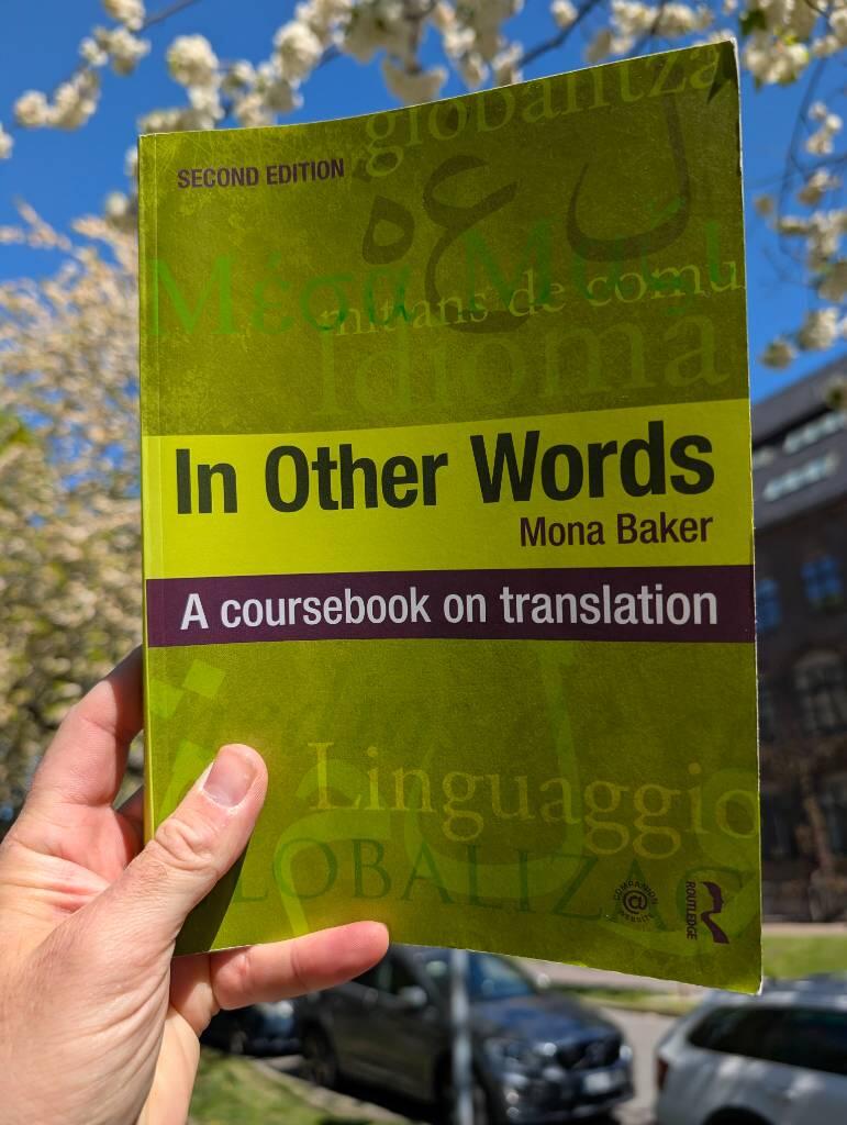 In other words - a coursebook on translation