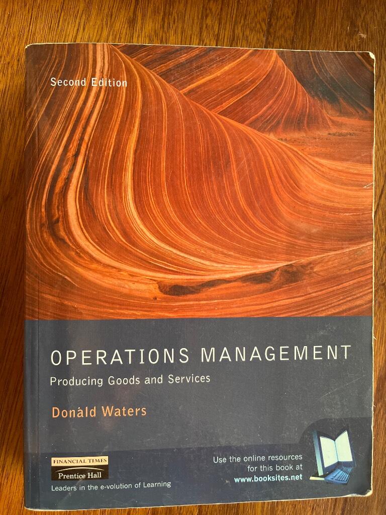 Operations management : producing goods and services