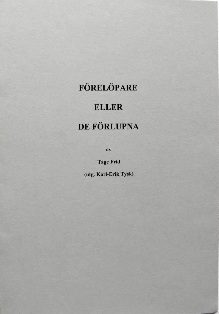 F&ouml;rel&ouml;pare eller De f&ouml;rlupna