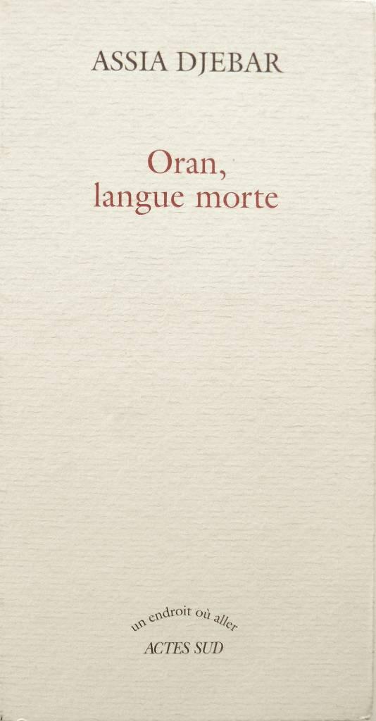 Oran, langue morte
