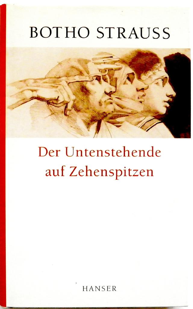 Der Untenstehende auf Zehenspitzen