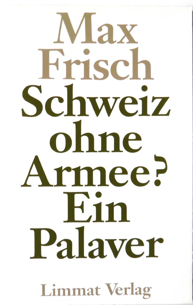 Schweiz ohne Armee? - ein Palaver