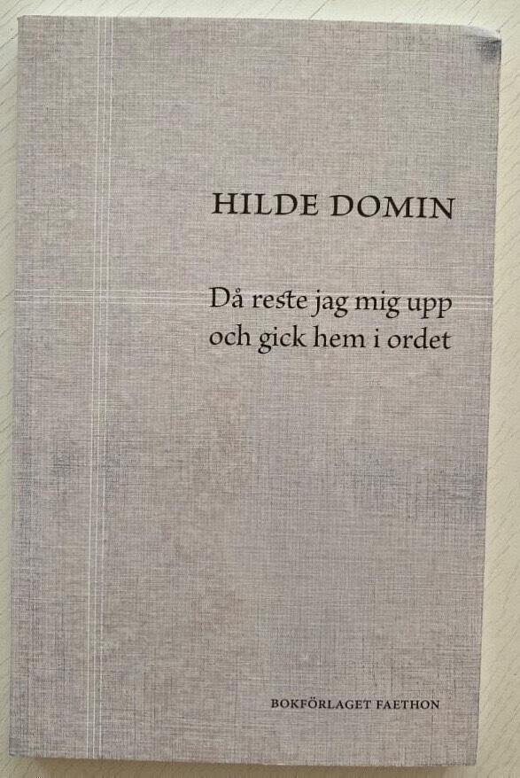 D&aring; reste jag mig upp och gick hem i ordet