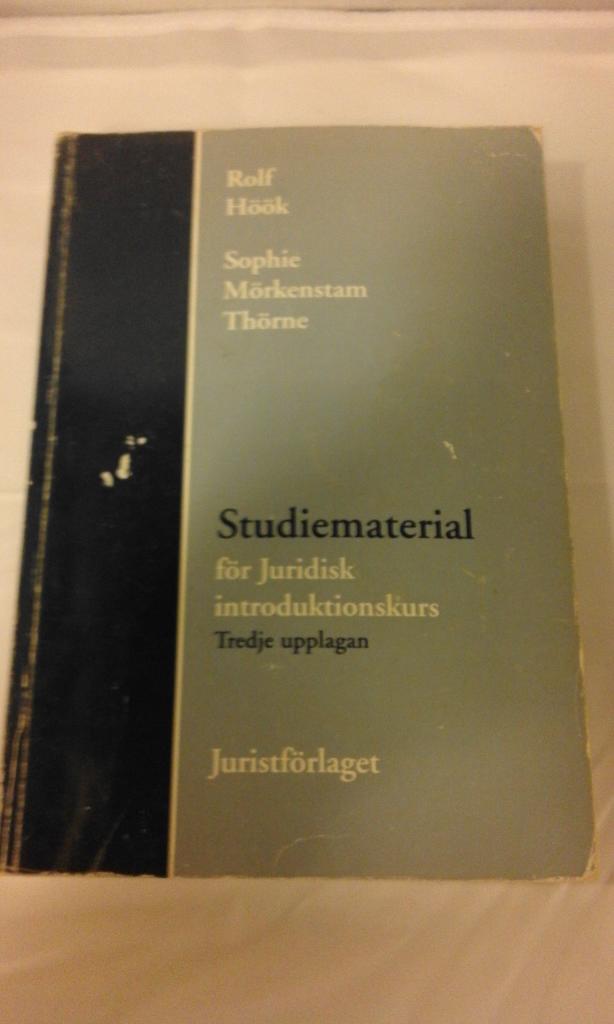 Studiematerial f&ouml;r juridisk introduktionskurs
