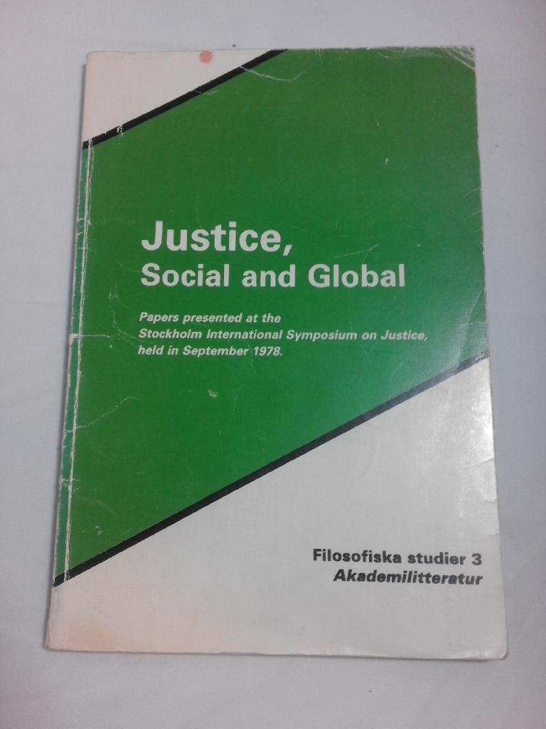 Justice, social and global