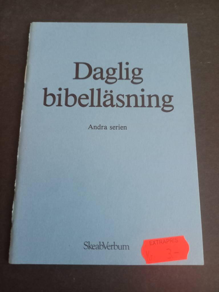 Daglig bibell&auml;sning : plan f&ouml;r ett &aring;r