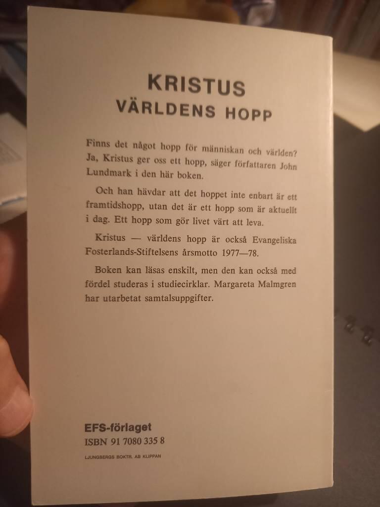 Kristus - v&auml;rldens hopp : studiebok