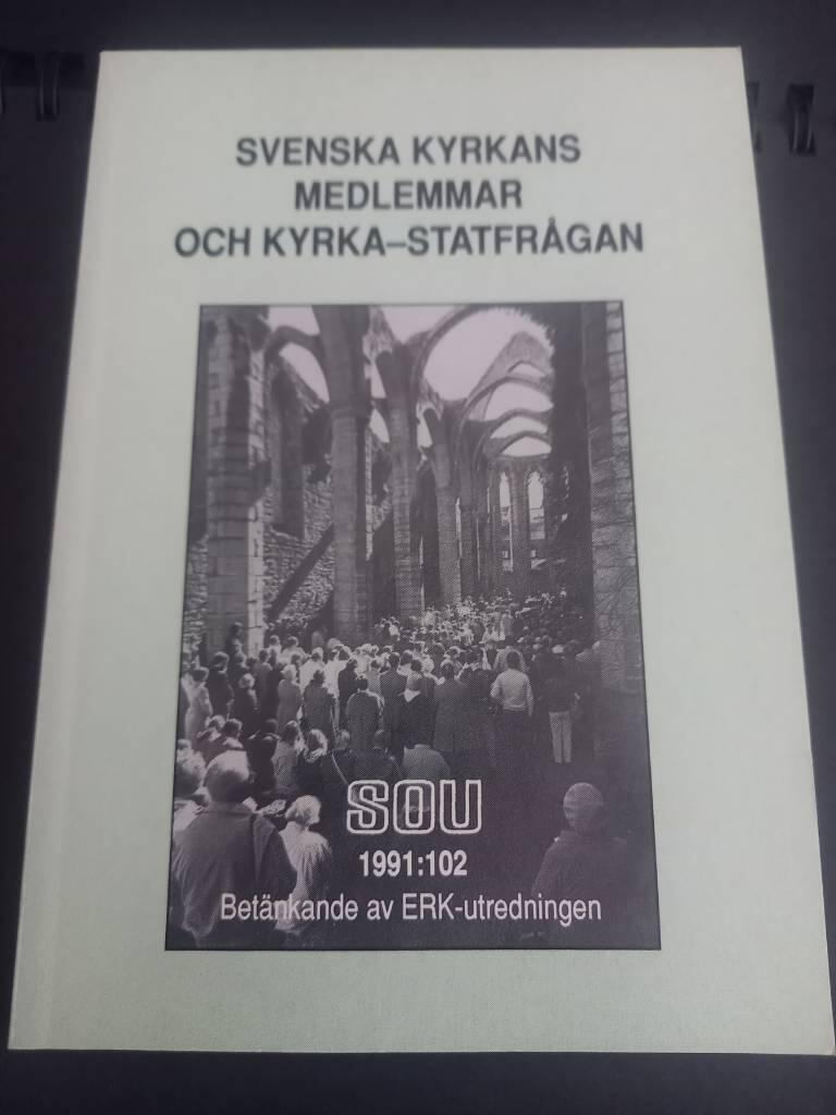 Svenska kyrkans medlemmar och kyrka-statfr&aring;gan [Elektronisk resurs] en intervjuunders&ouml;kning : bet&auml;nkande