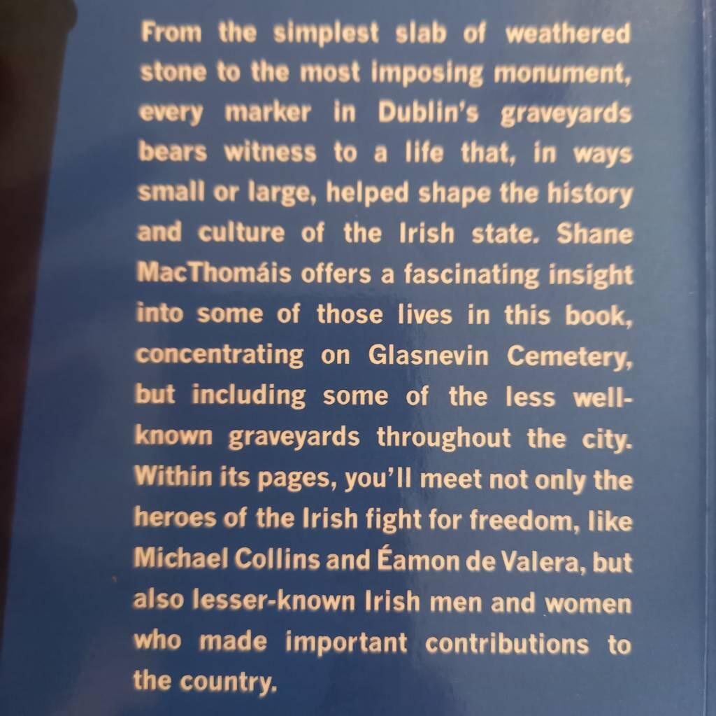 Dead interesting - stories from the graveyards of dublin