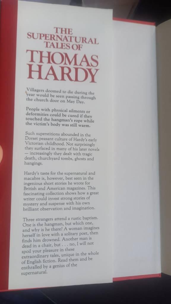 The supernatural tales of Thomas Hardy