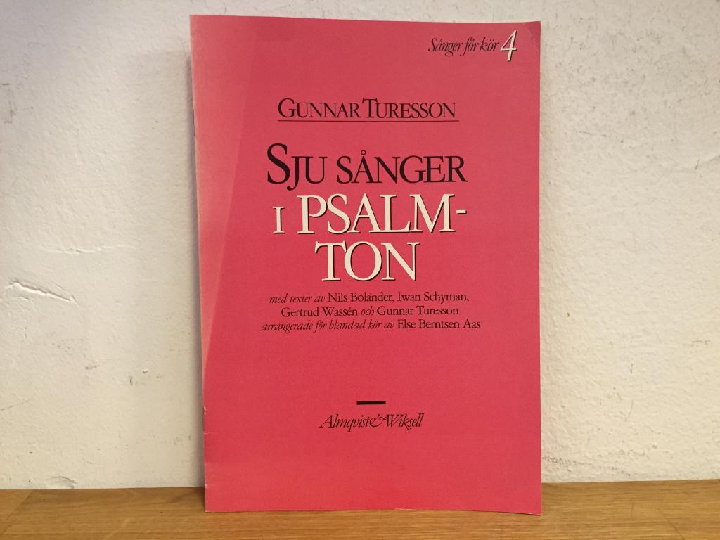 S&aring;nger f&ouml;r k&ouml;r [Musiktryck]