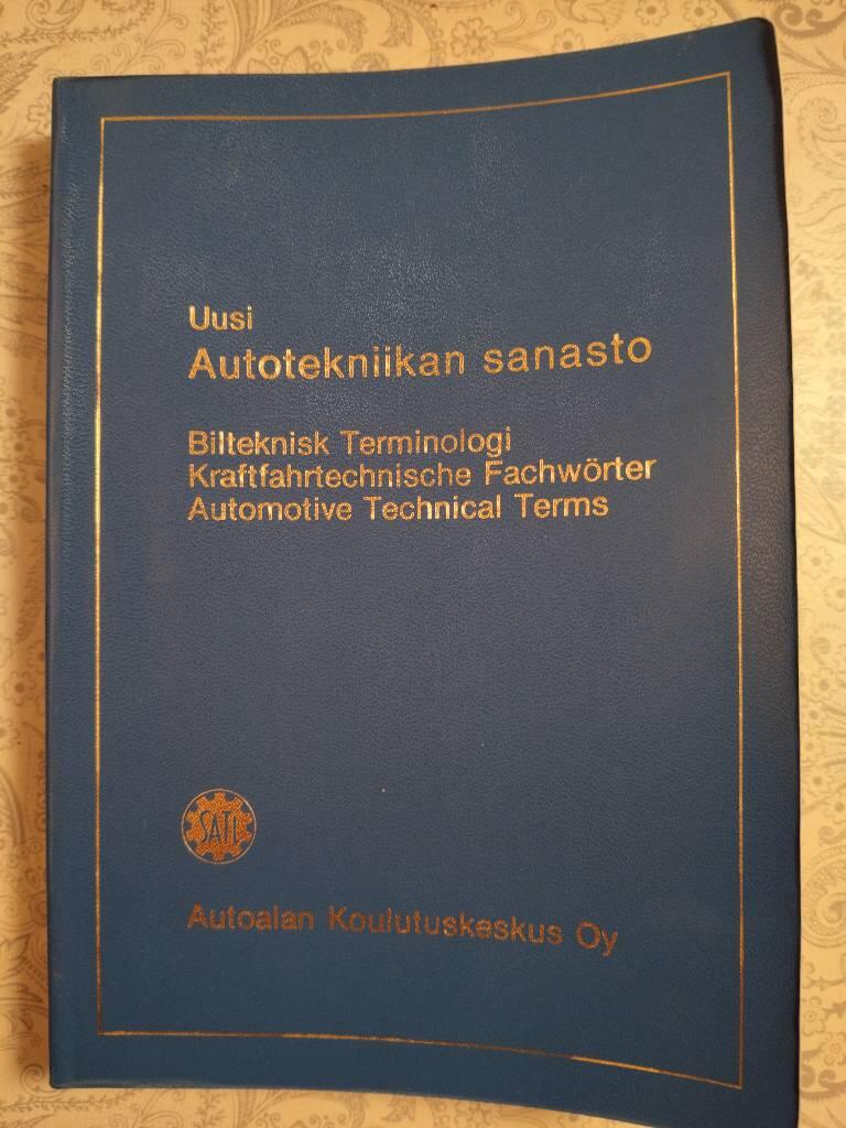 Uusi autotekniikan sanasto - Bilteknisk terminologi