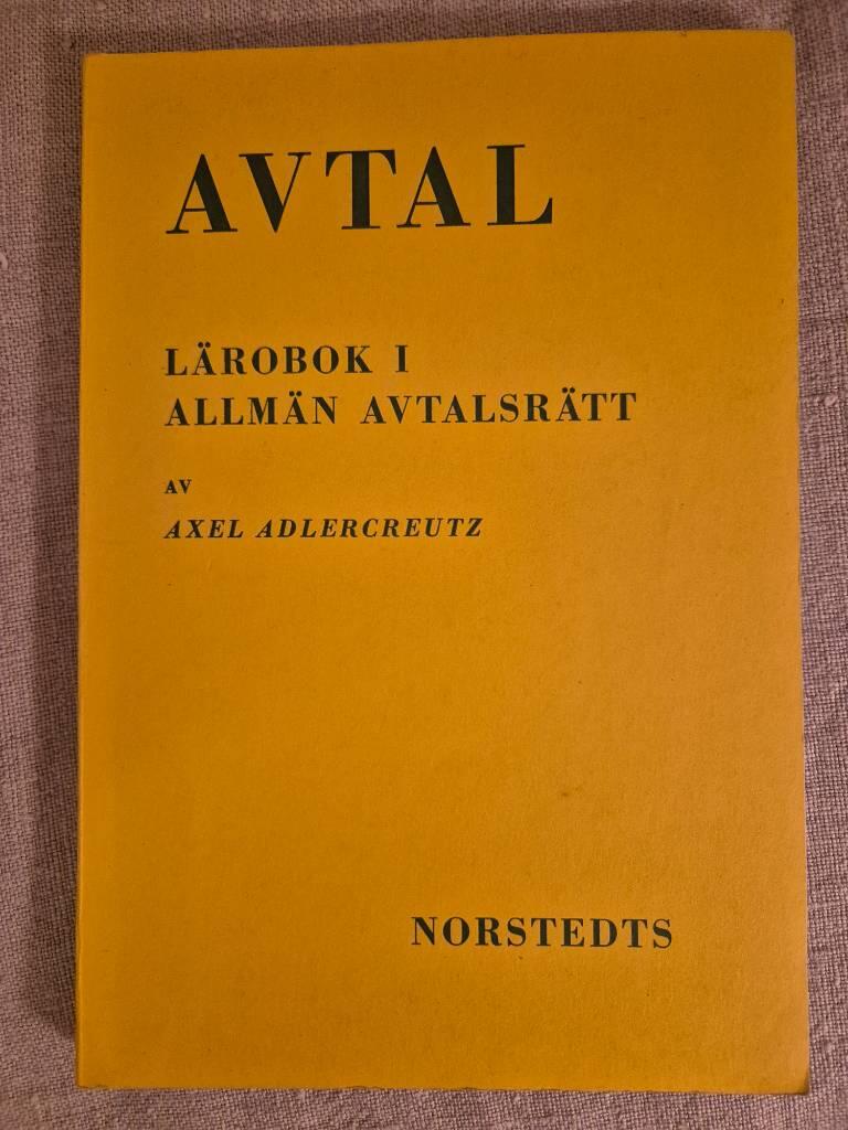 Avtal : lärobok i allmän avtalsrätt