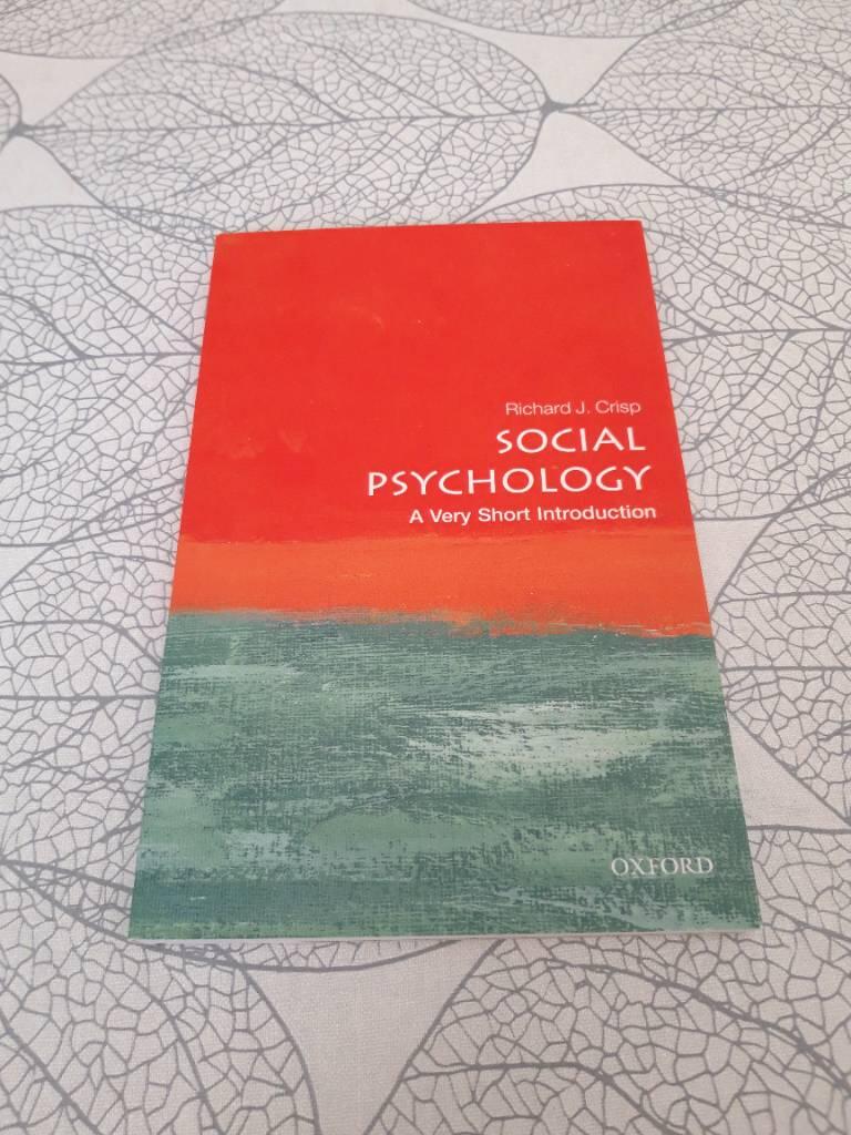 Social psychology: a very short introduction
