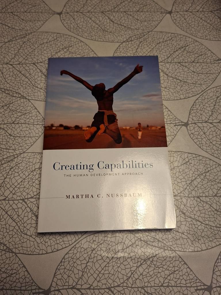 Creating capabilities - the human development approach