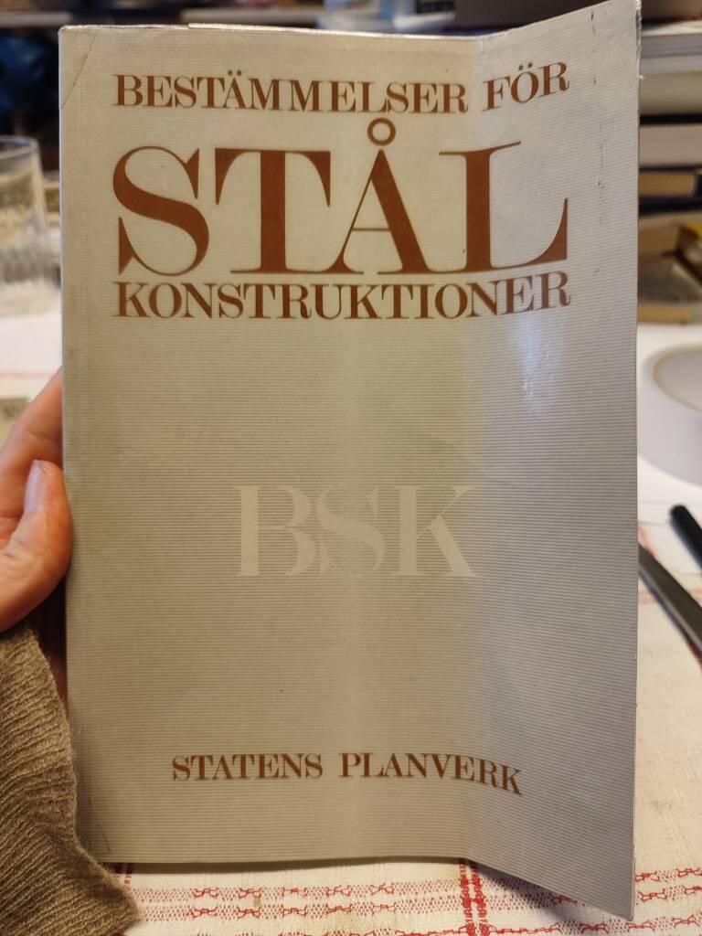 Best&auml;mmelser f&ouml;r st&aring;lkonstruktioner : BSK