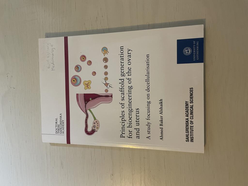 Principles of scaffold generation for bioengineering of the ovary and uterus - a study focusing on decellularisation