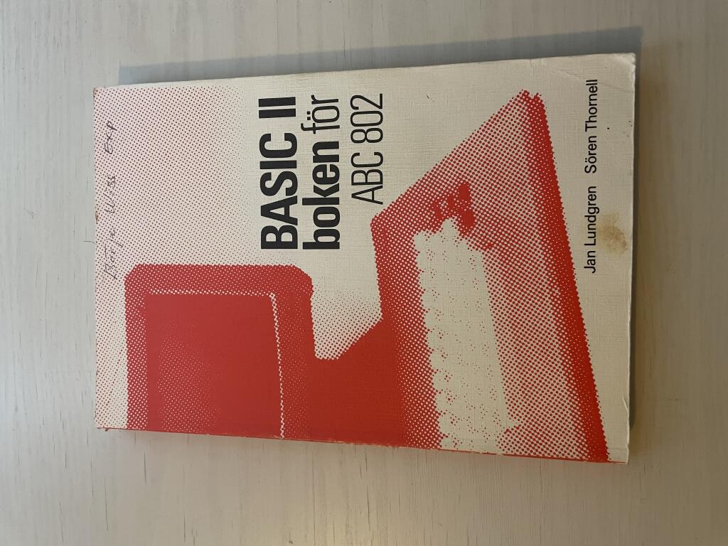 BASIC II boken för ABC 802