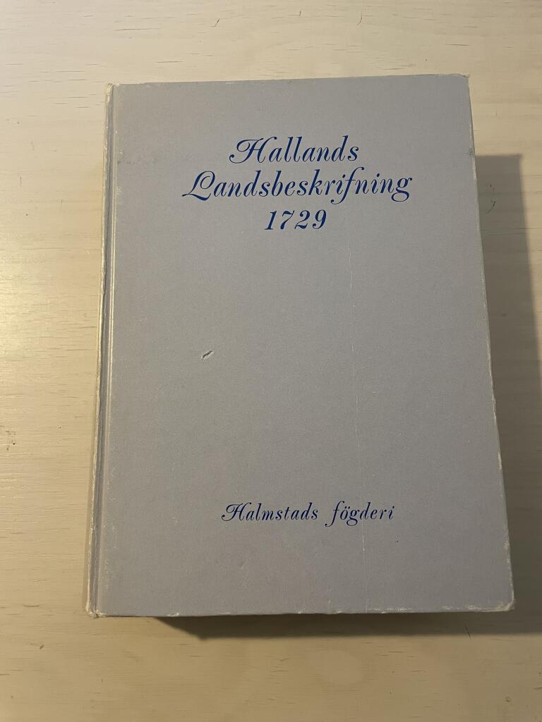 Hallands landsbeskrifning 1729