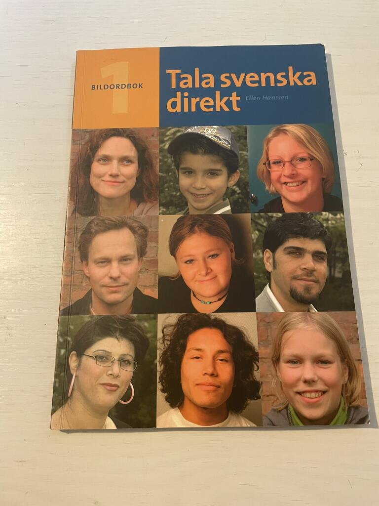 Tala svenska direkt Bildordbok m. cd