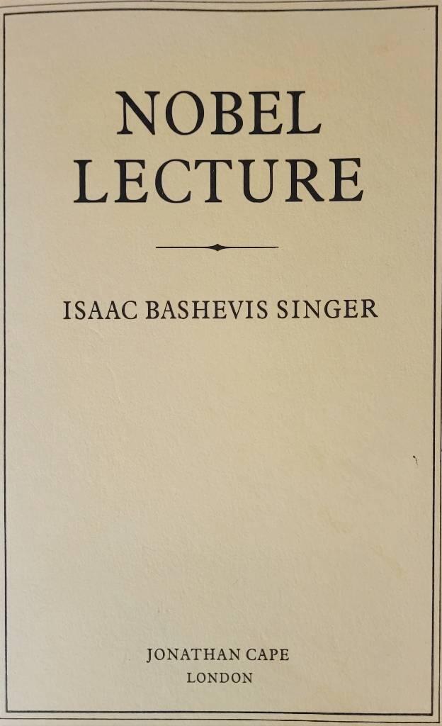 Nobel lecture