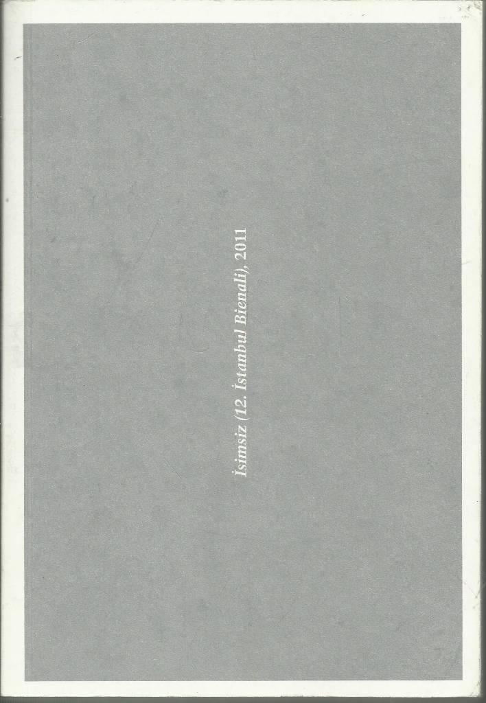 İsimsiz (12. İstanbul Bienali), 2011 = Untitled (12th Istanbul Biennial), 2011