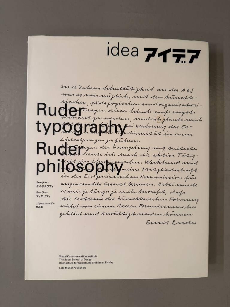 Ruder typography, Ruder philosophy