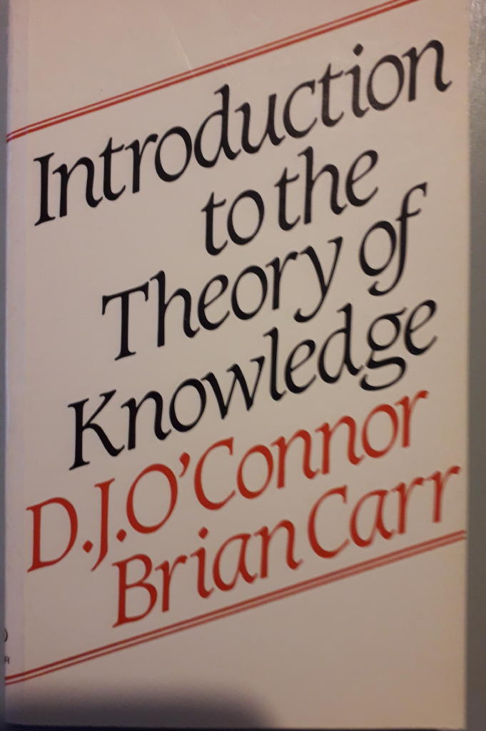 Introduction to the theory of knowledge