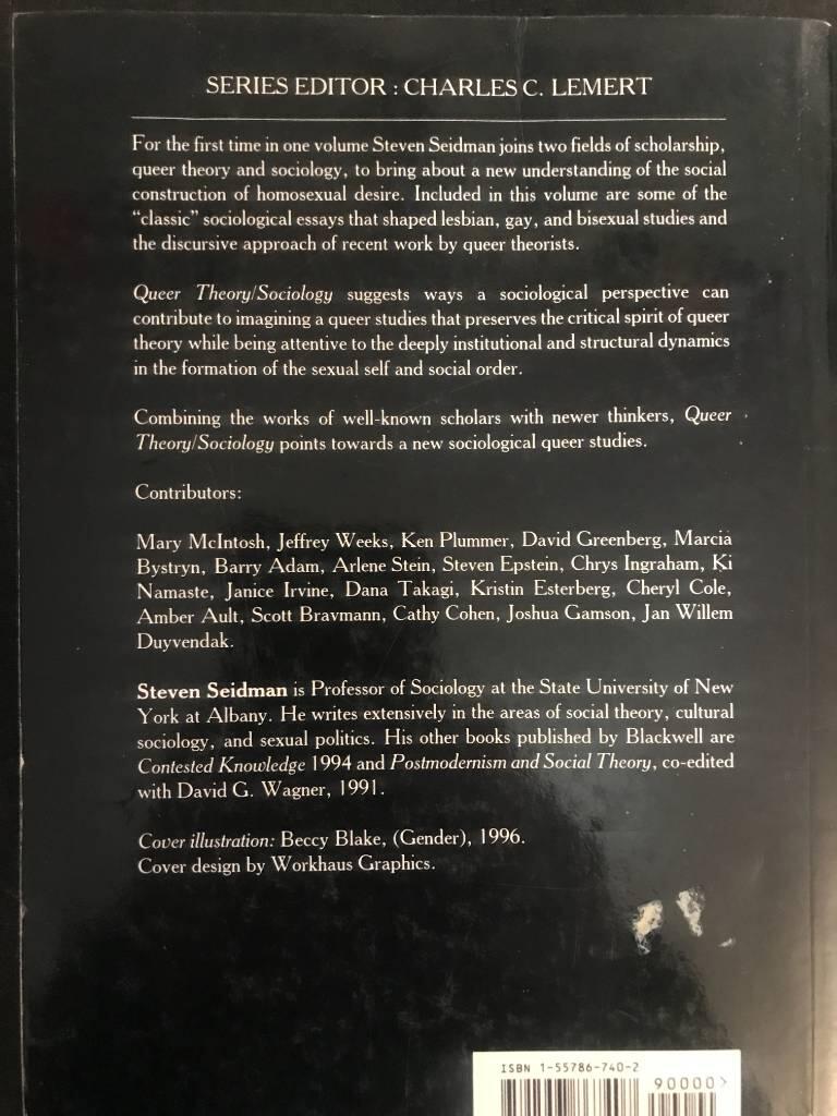 Queer theory/sociology