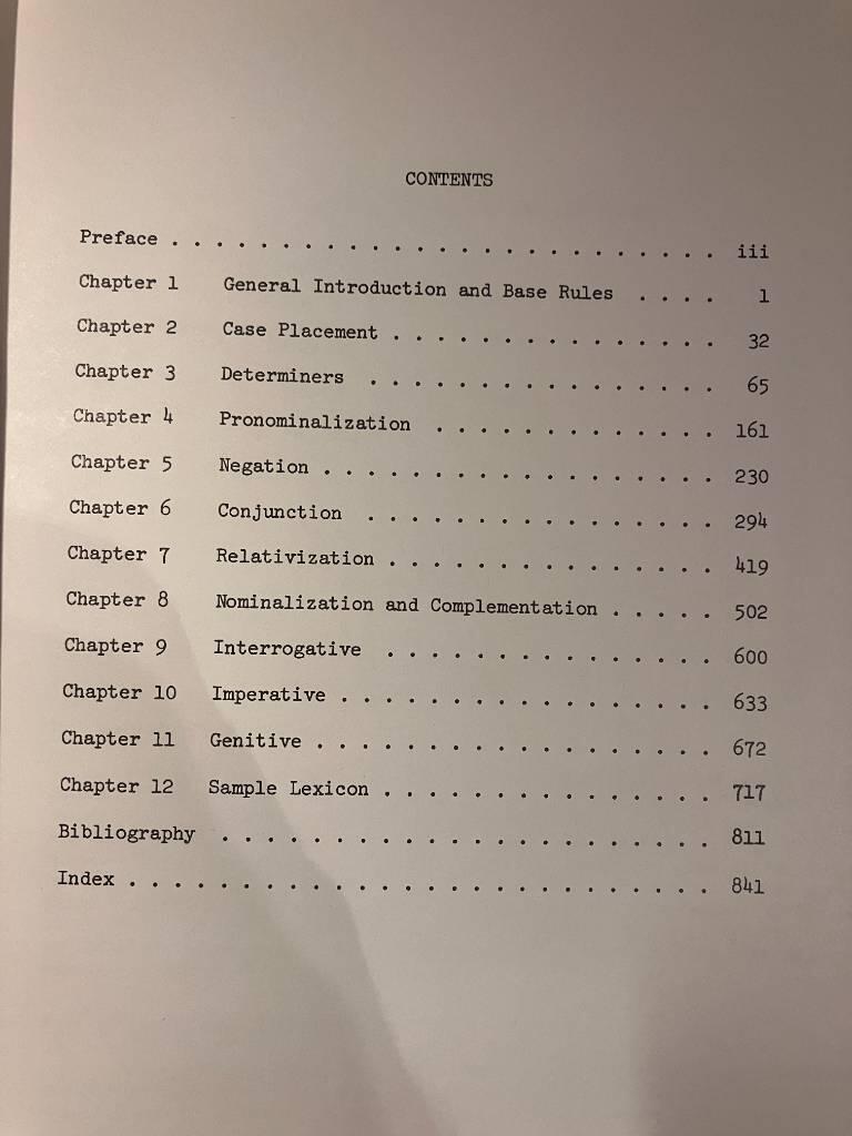 The major syntactic structures of English