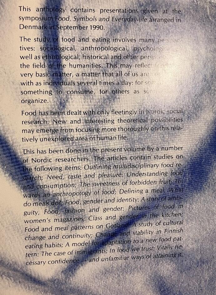 Palatable worlds - sociocultural food studies