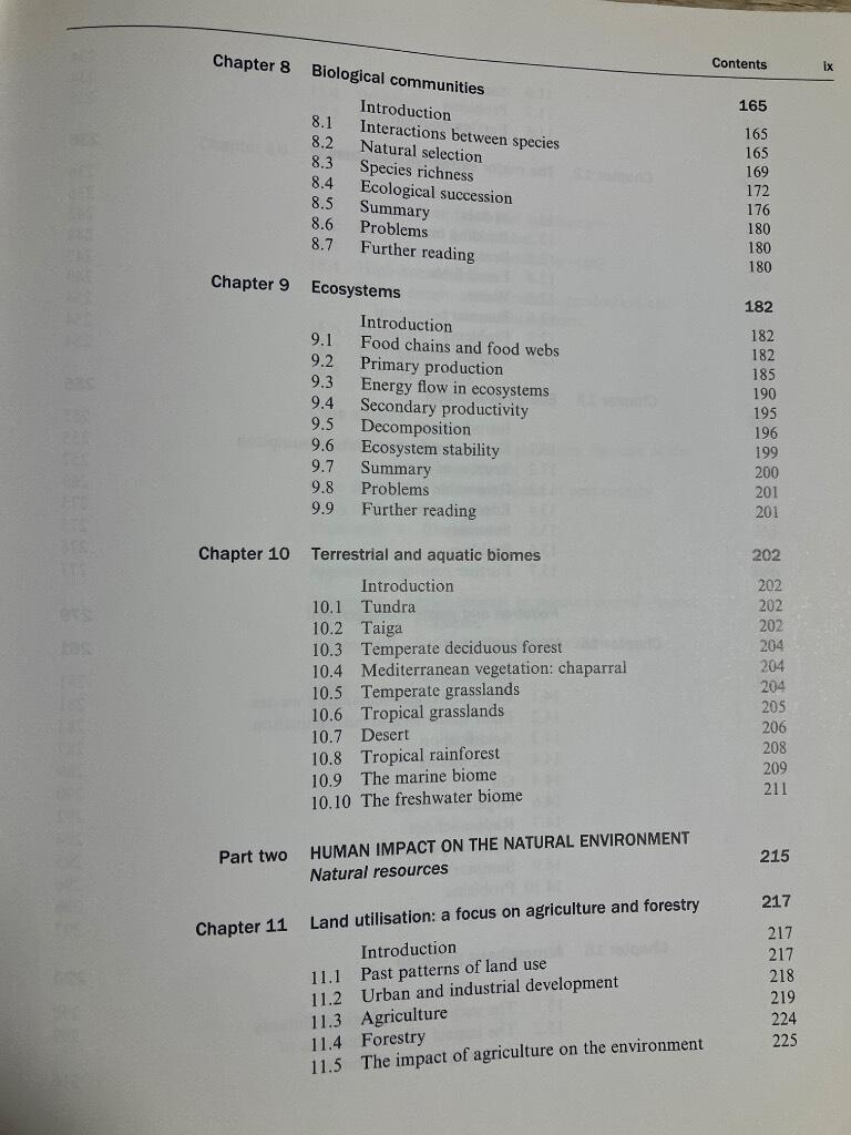 Environmental science : the natural environment and human impact