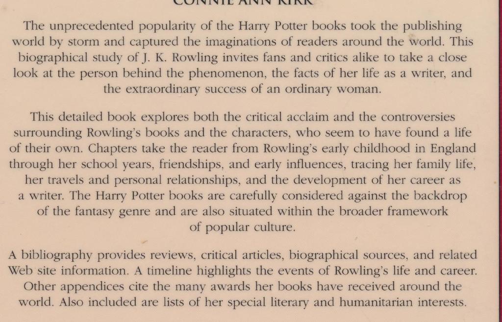 J.K. Rowling : a biography