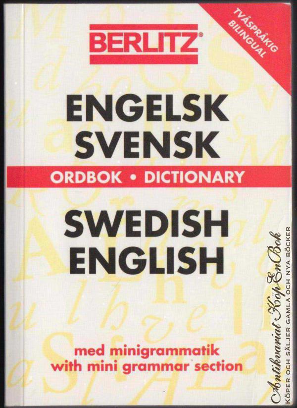 Engelsk-svensk ordbok